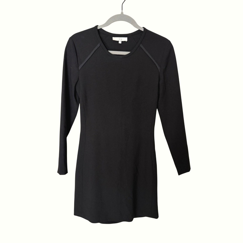 IRO Cheryne Long-Sleeve Fitted Jersey Dress